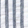 Steel Blue Stripe Seersucker