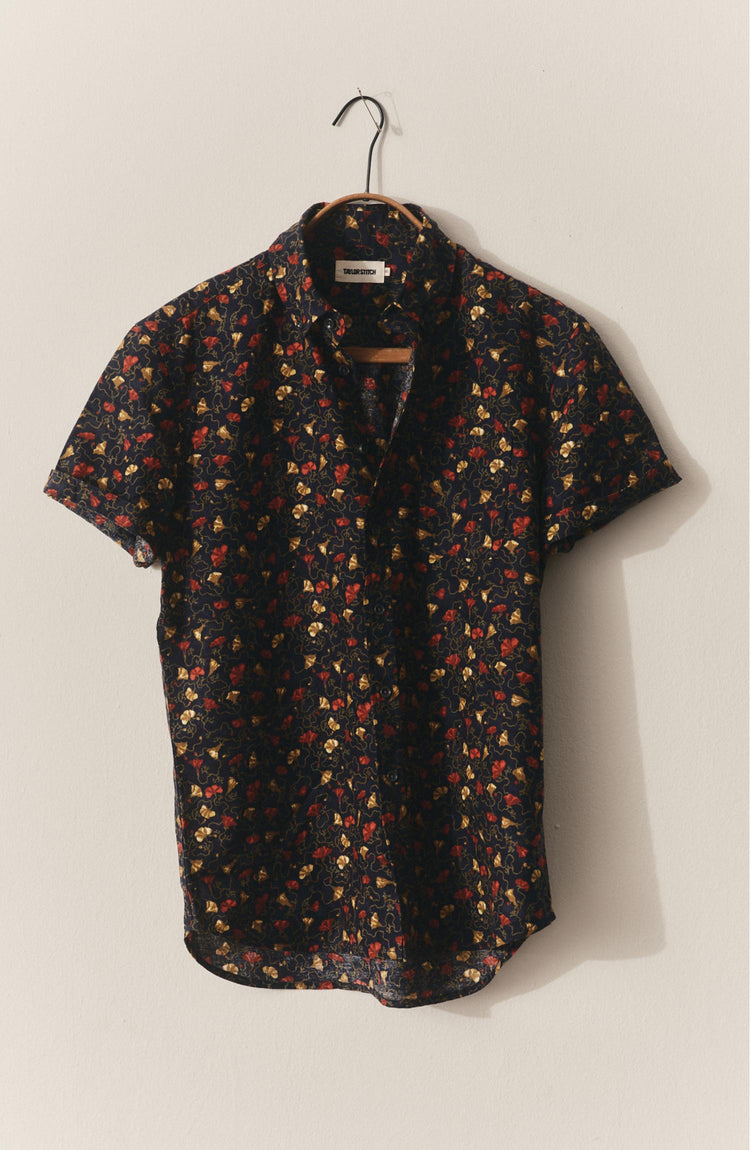 editorial image of  The Short Sleeve Jack in Vintage Bloom hanging