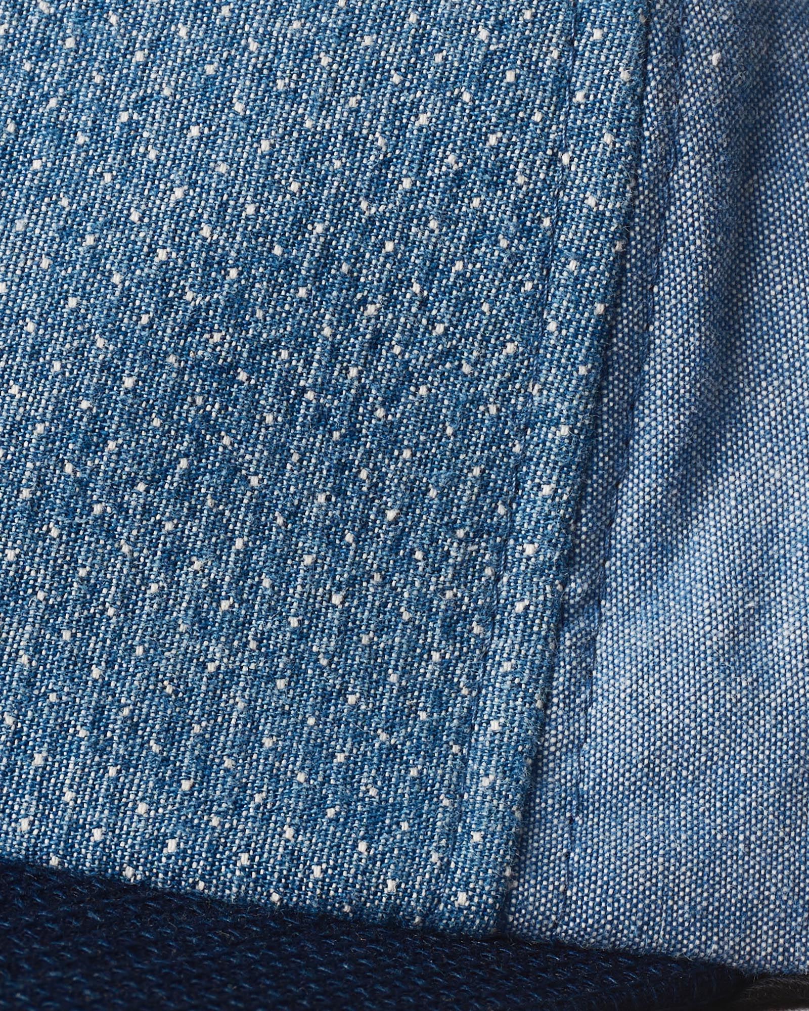 material shot of the seam on The Taylor Stitch x Hypeadelic Cap v2.03