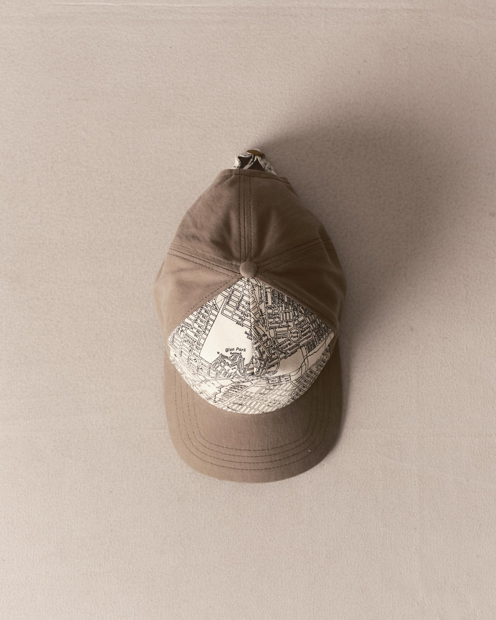 editorial image of The Taylor Stitch x Hypeadelic Cap v2.31 hanging