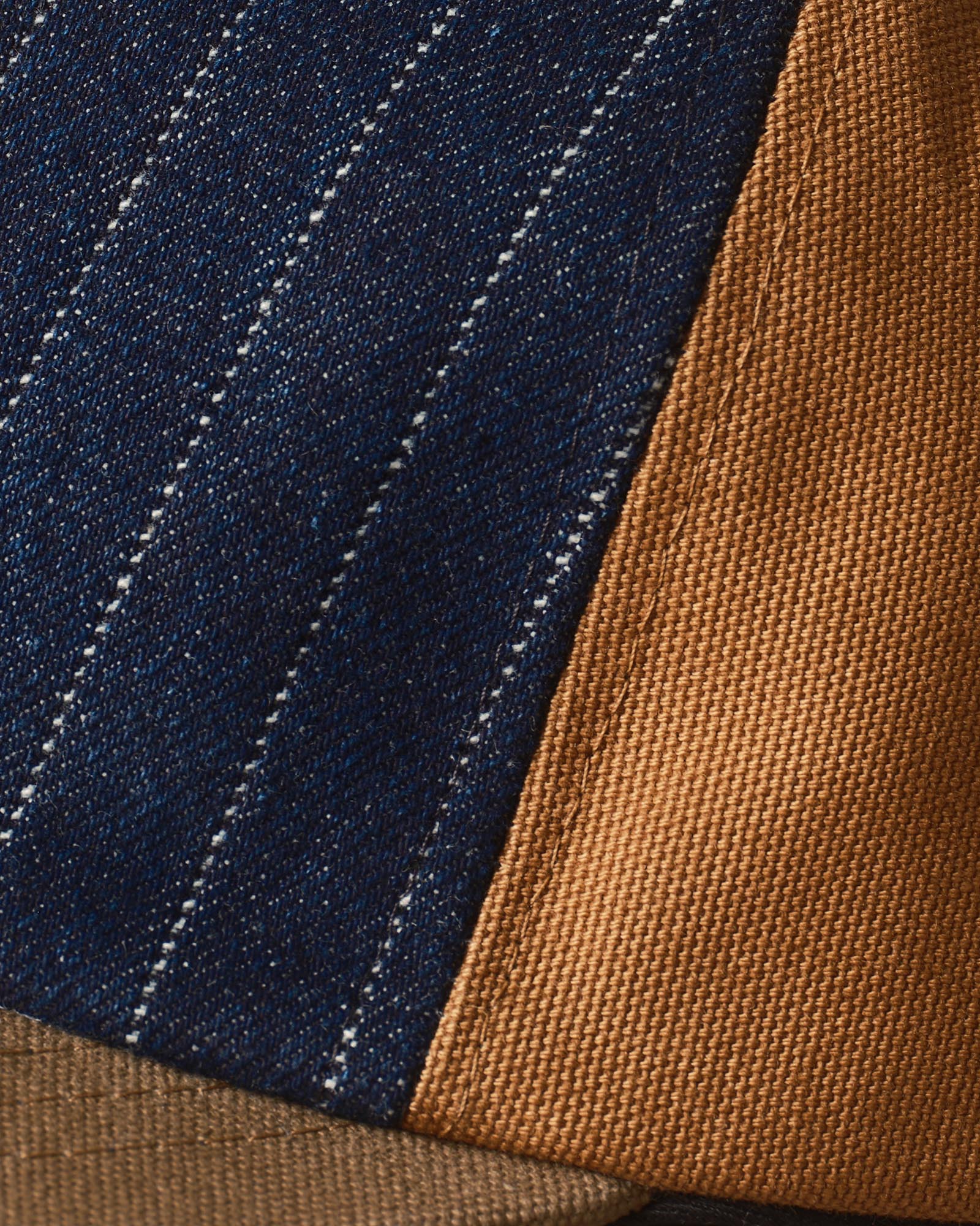 material shot of the seam on The Taylor Stitch x Hypeadelic Cap v2.32