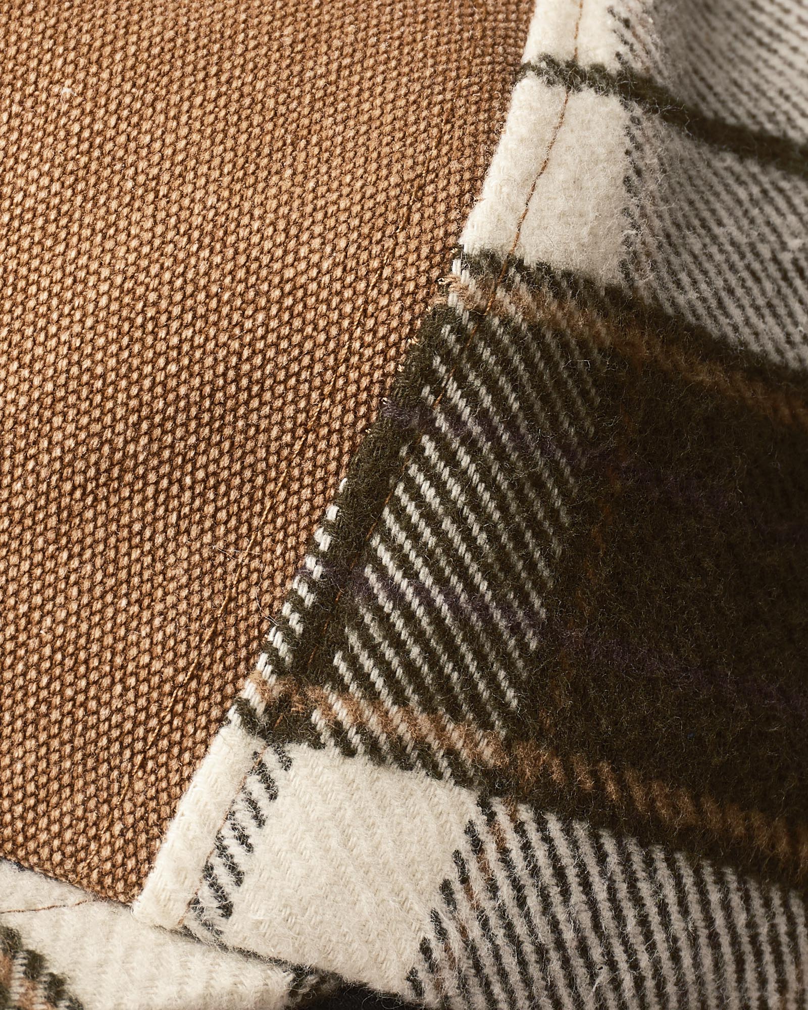 material shot of the seam on The Taylor Stitch x Hypeadelic Cap v2.37