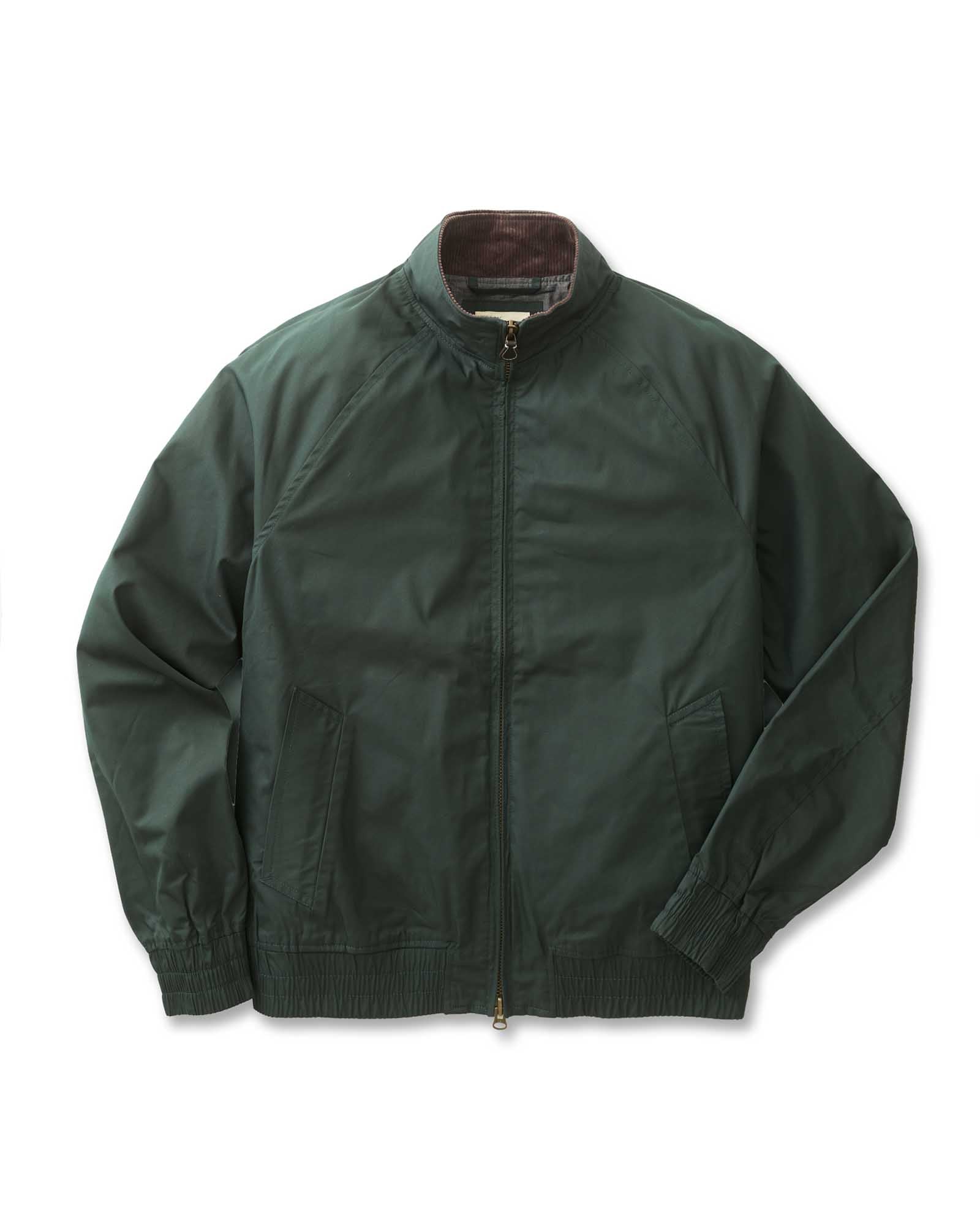 flatlay of The Dean Jacket in Dark Spruce Twill, Outerwear by Taylor Stitch