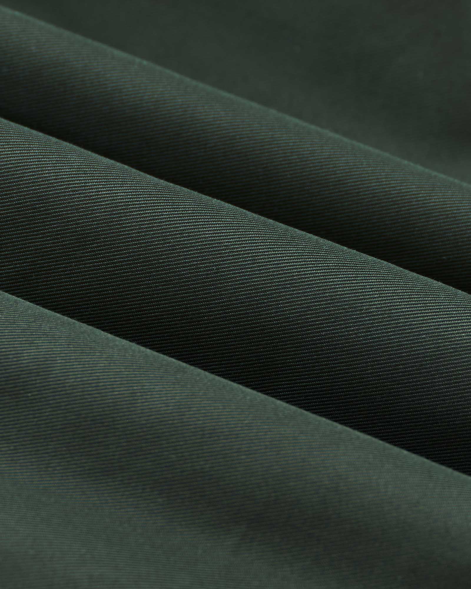 material shot of the fabric on The Dean Jacket in Dark Spruce Twill, Outerwear by Taylor Stitch