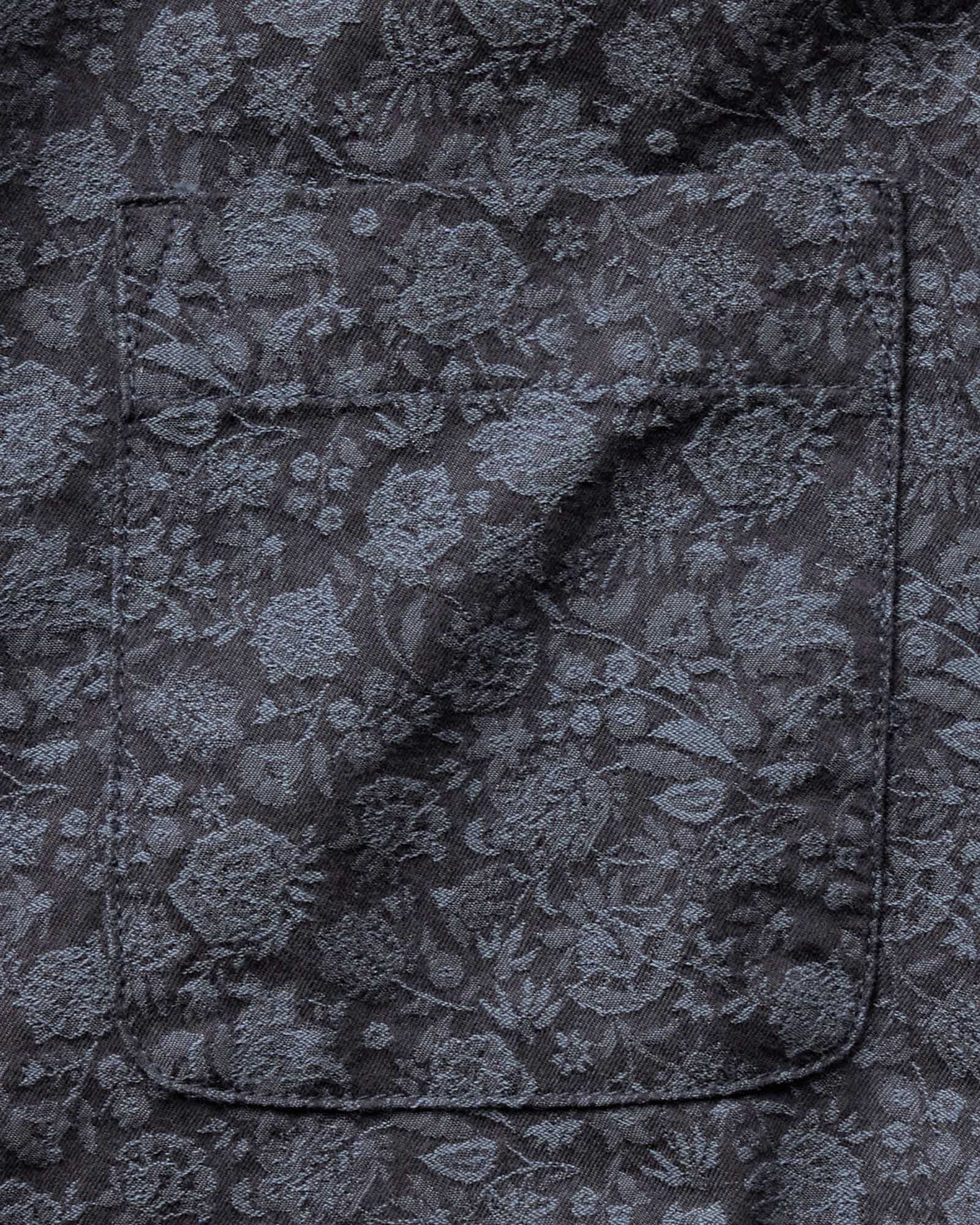 material shot of the pocket on The Hawthorne Shirt in Japanese Night Bloom Jacquard, Wovens by Taylor Stitch