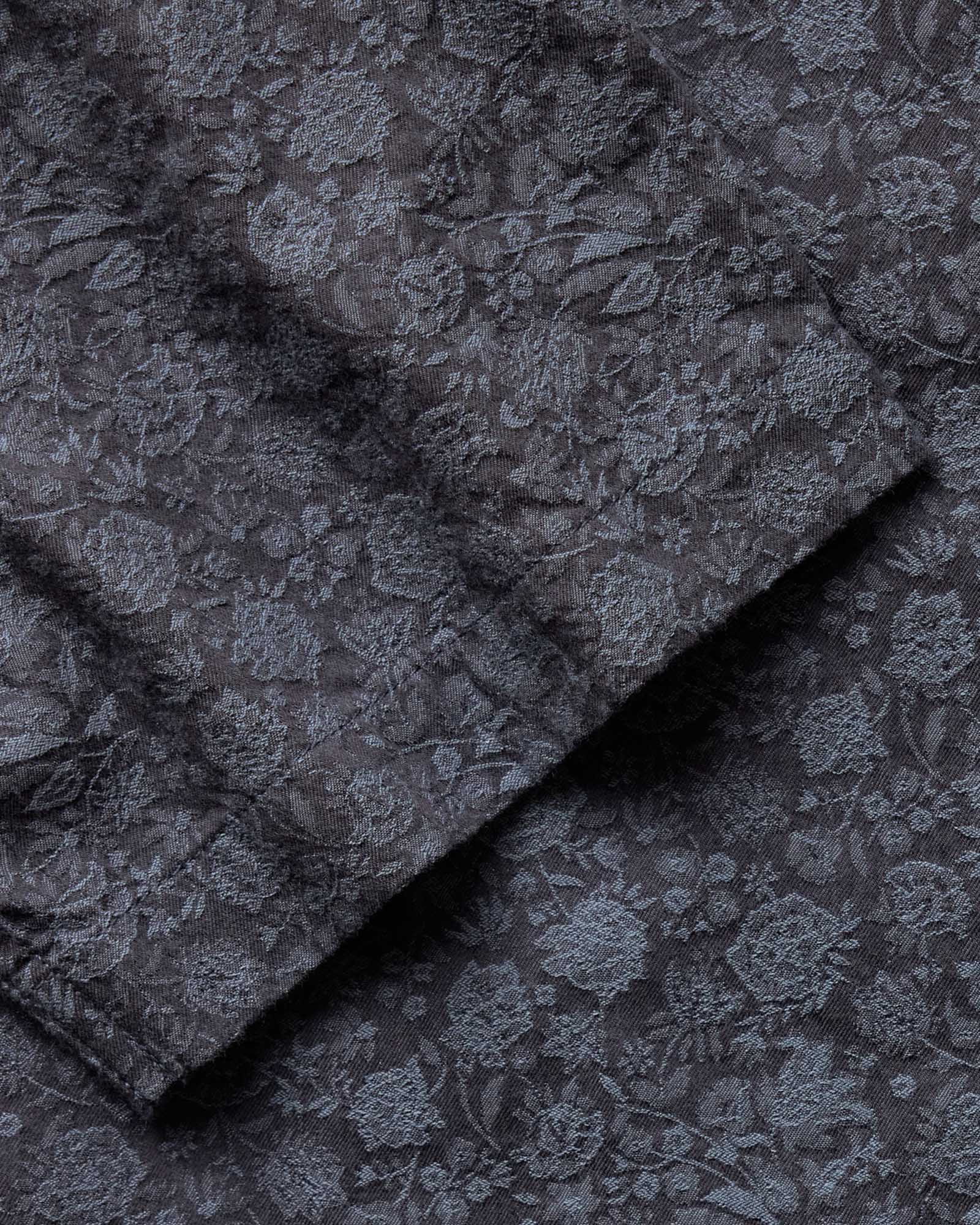 material shot of the sleeve on The Hawthorne Shirt in Japanese Night Bloom Jacquard, Wovens by Taylor Stitch