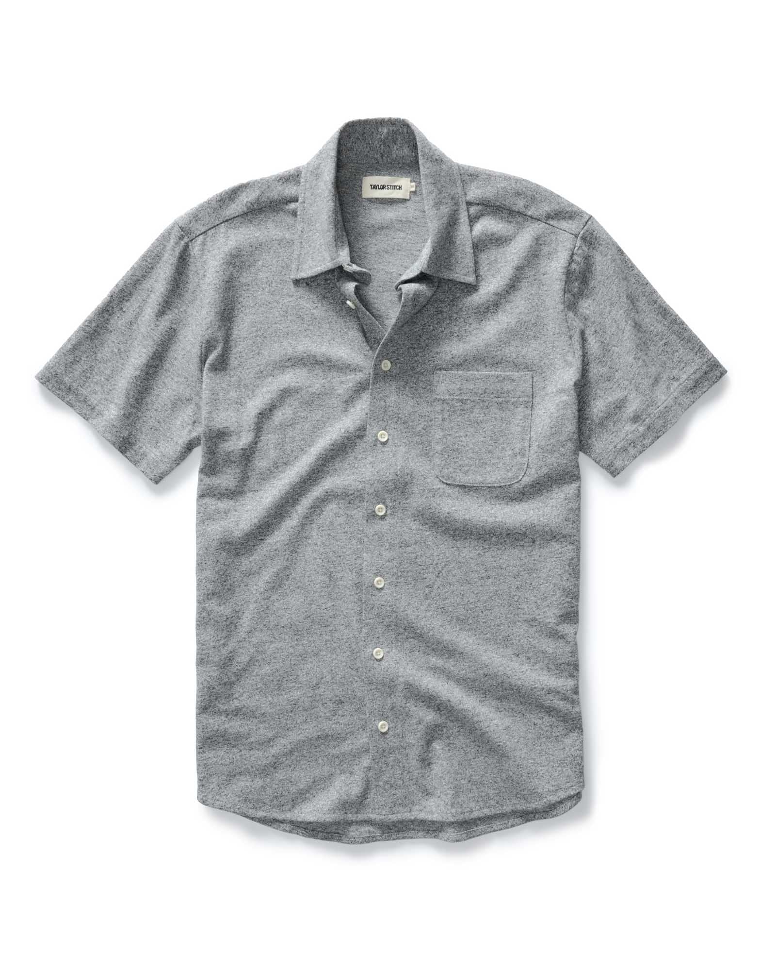 flatlay of The Short Sleeve California in Pepper Twist, Knits by Taylor Stitch