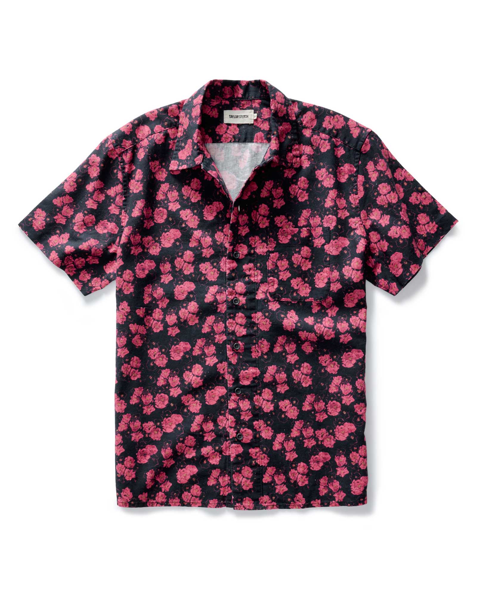 flatlay of The Hawthorne Shirt in Cactus Floral, Wovens by Taylor Stitch