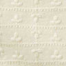 Vintage White Embroidered Stripe