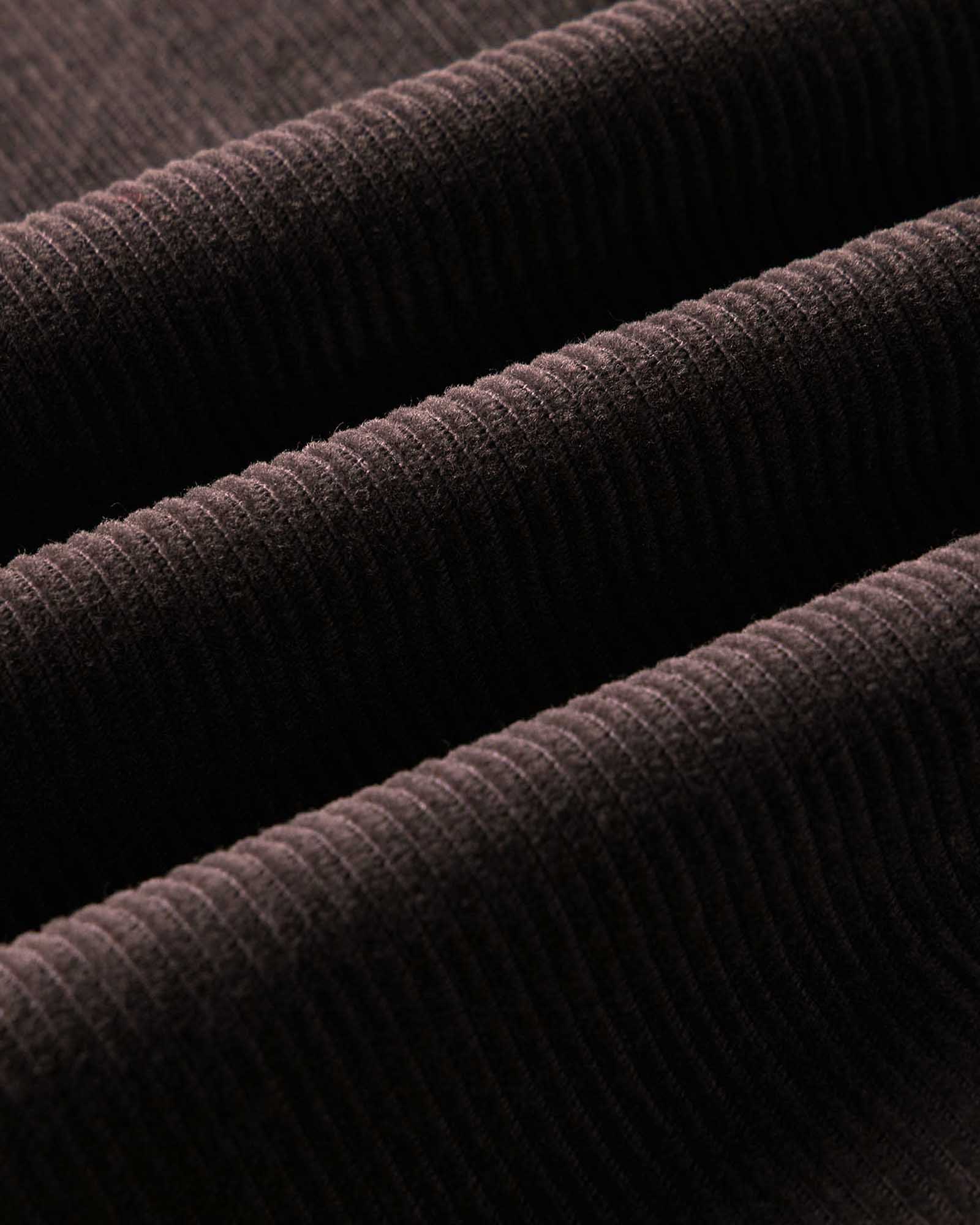 material shot of the fabric on The Piston Jacket in Coal Corduroy, Outerwear by Taylor Stitch