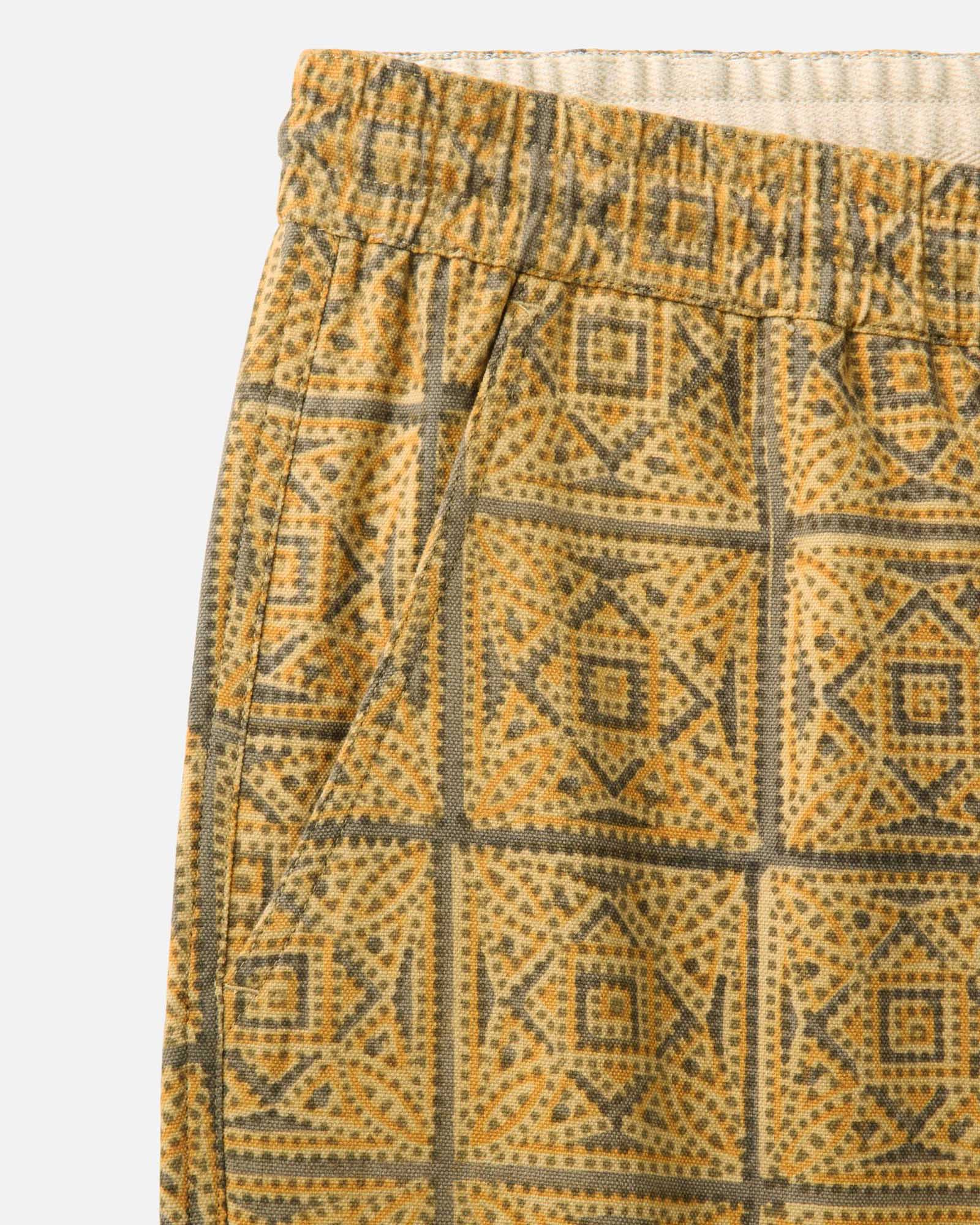 editorial image of the pocket on The Apres Short in Fennel Block Print, Bottoms by Taylor Stitch