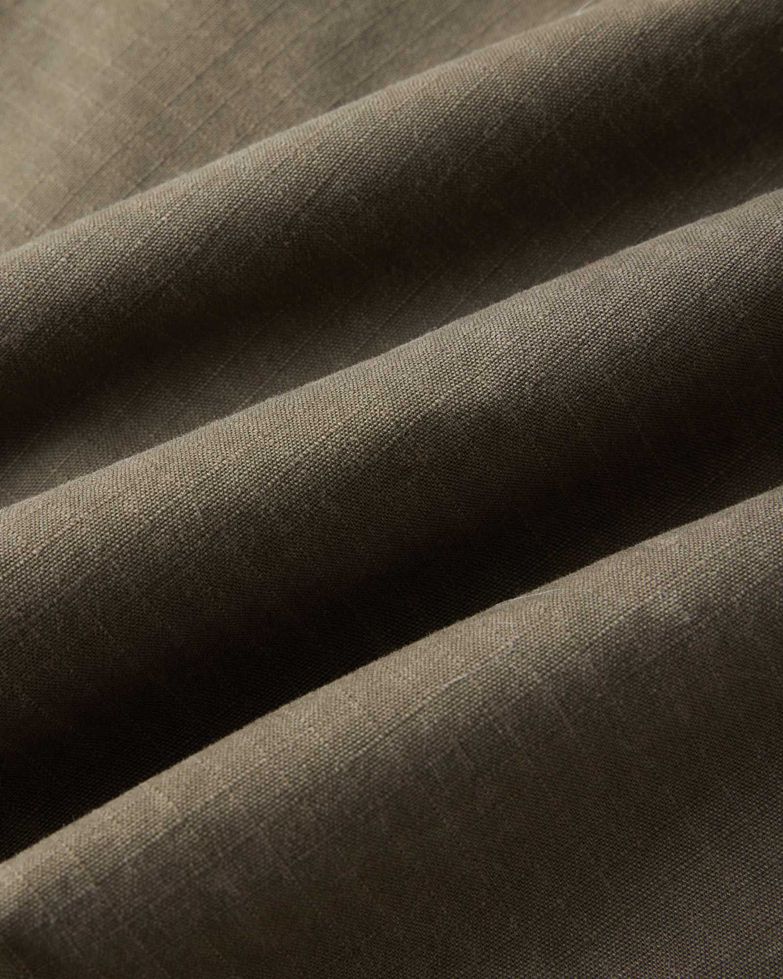 material shot of the fabric on The Boulder Short in Mushroom Ripstop, Bottoms by Taylor Stitch