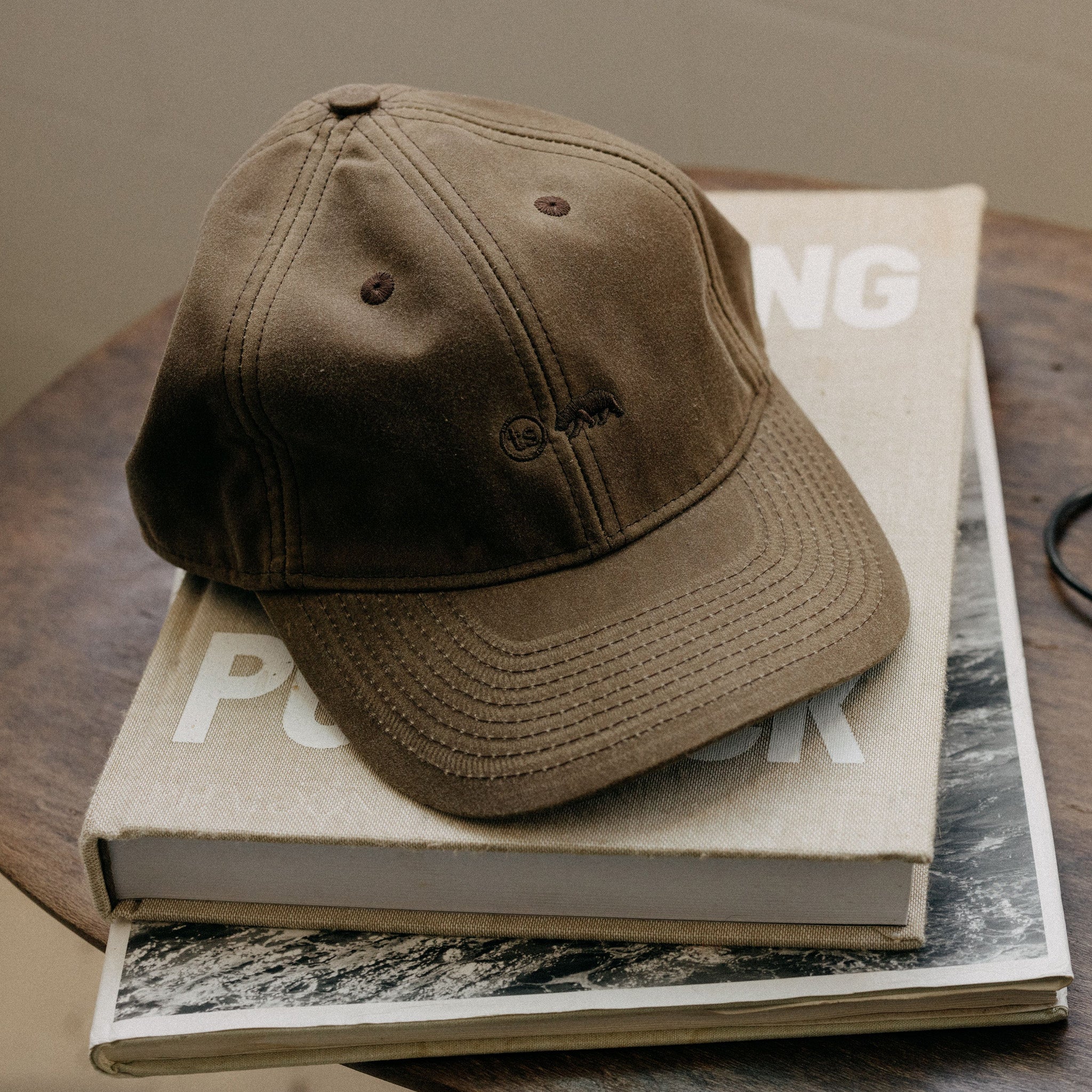 The Ball Cap in Soil Waxed Canvas: Alternate Image 2, Accessories by Taylor Stitch