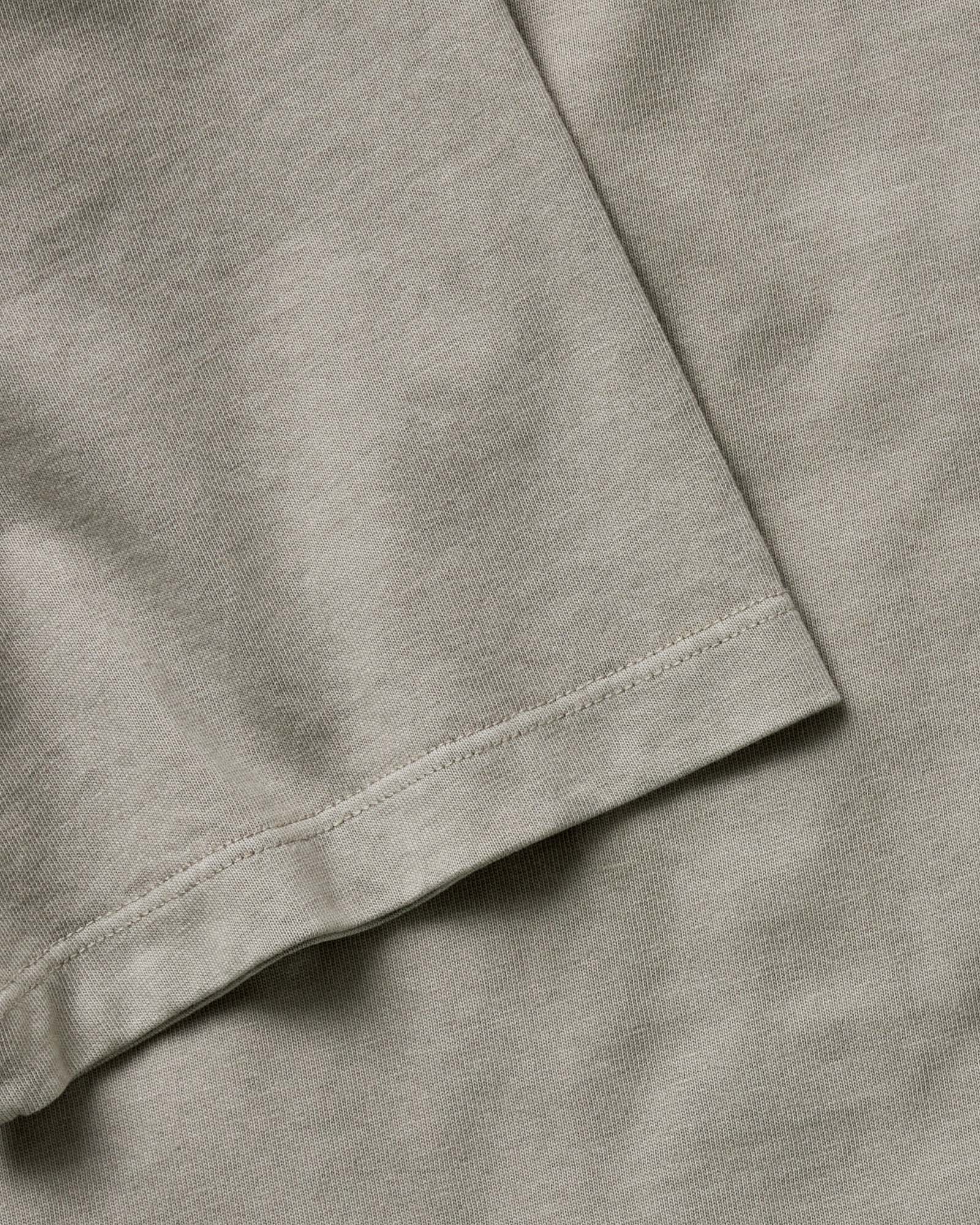 material shot of the sleeve on The Organic Cotton Tee in Sage, Knits by Taylor Stitch