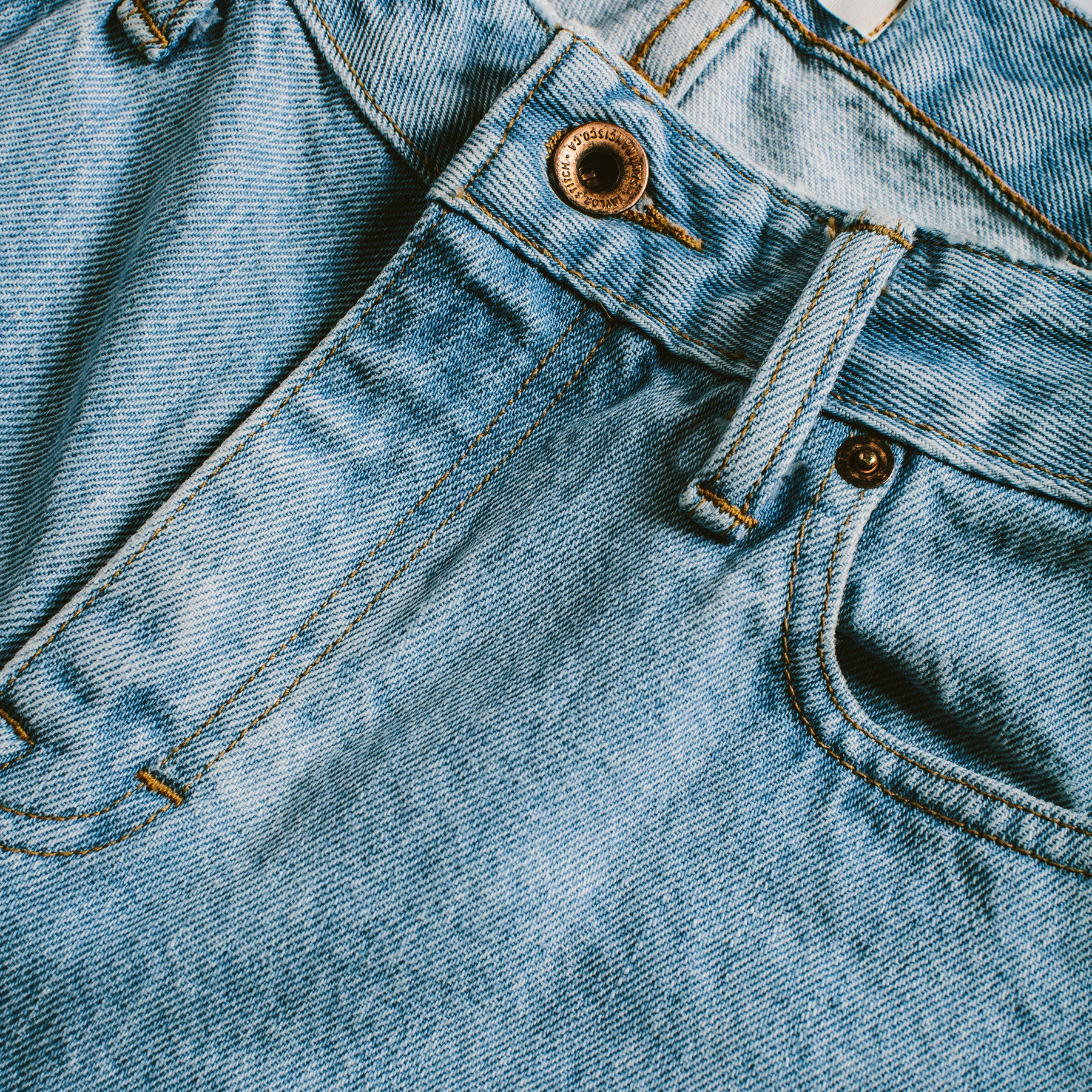 The Rosie Jean in Washed Cone Mills Denim: Alternate Image 7, Denim by Taylor Stitch