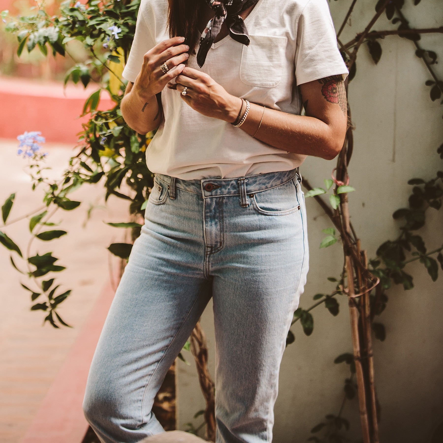 The Rosie Jean in Washed Cone Mills Denim: Alternate Image 4, Denim by Taylor Stitch