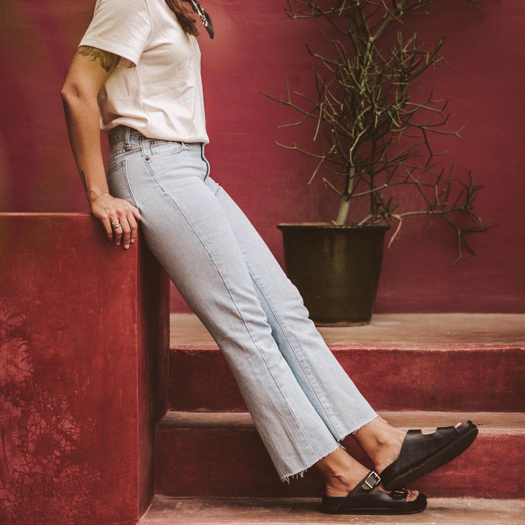 The Rosie Jean in Washed Cone Mills Denim: Alternate Image 2, Denim by Taylor Stitch