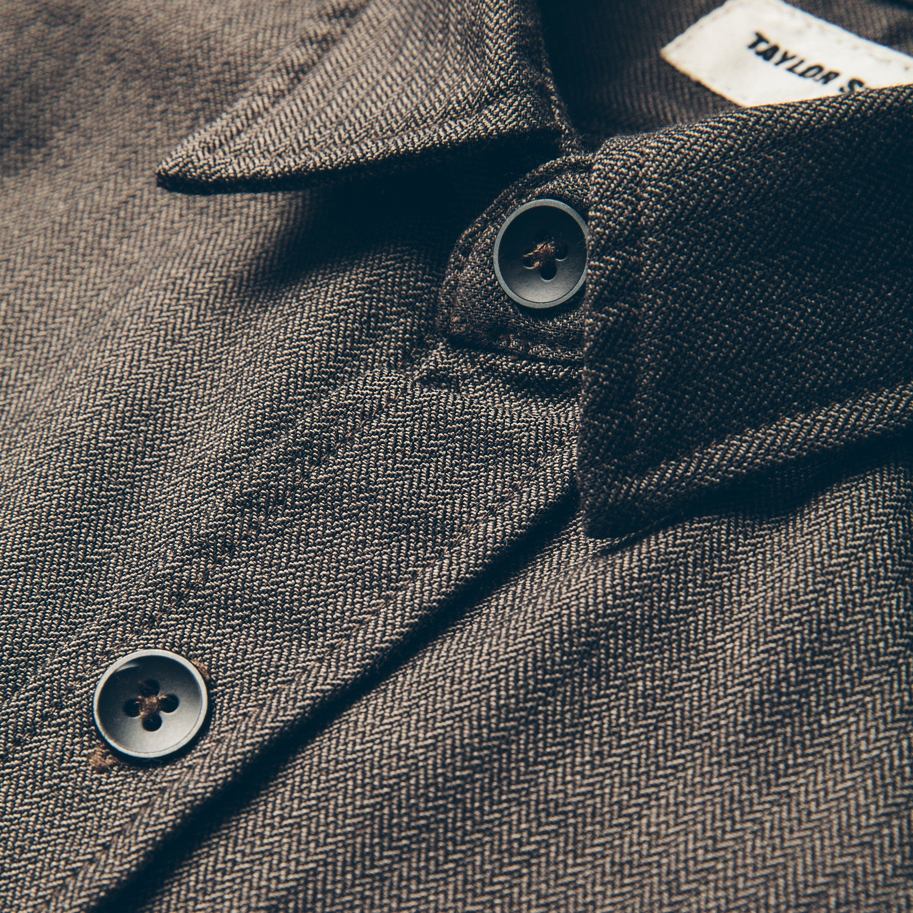 The Utility Shirt in Moss Merino 4S Herringbone: Alternate Image 5, Wovens by Taylor Stitch