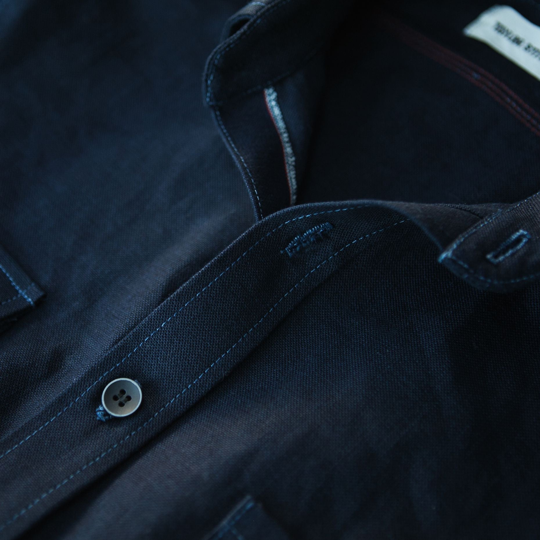 The Utility Shirt in Cone Mills Indigo Selvage Canvas: Alternate Image 5, Wovens by Taylor Stitch