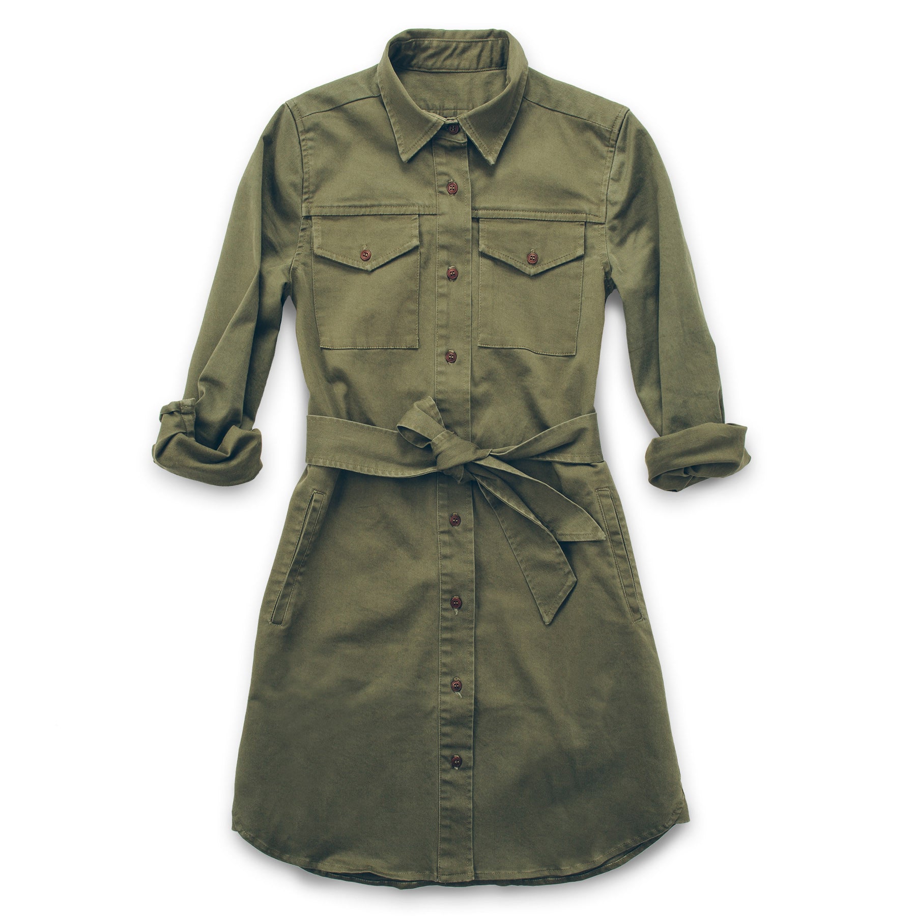 The Trench Dress in Army Green: Featured Image, Dresses by Taylor Stitch