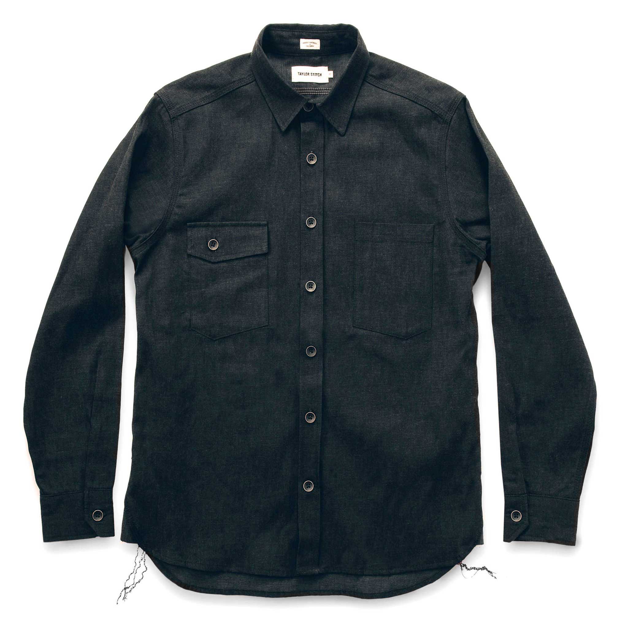 The Utility Shirt in Yoshiwa Black Selvage: Alternate Image 7, Wovens by Taylor Stitch
