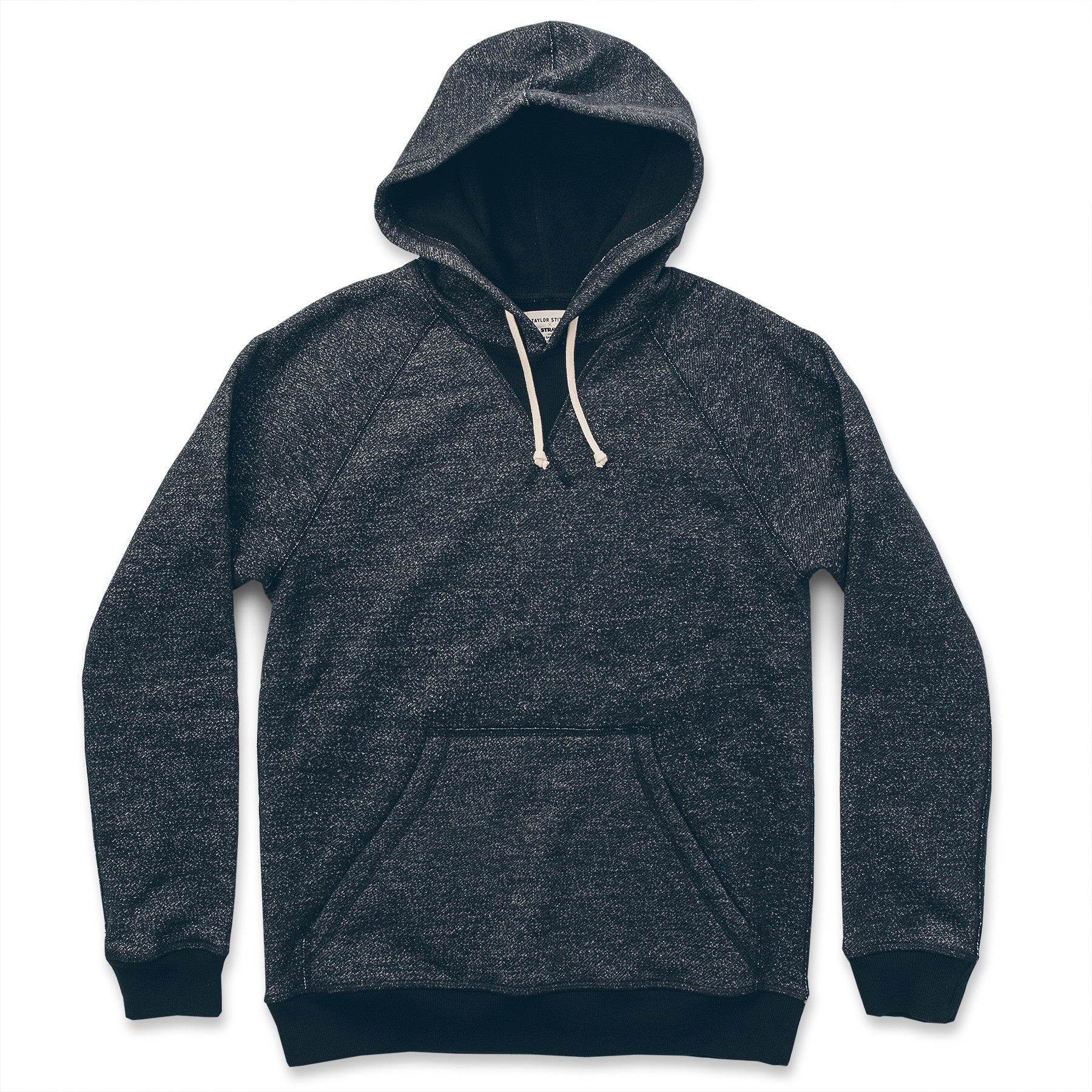 The Hoodie in Charcoal Fleck Fleece: Featured Image, Knits by Taylor Stitch
