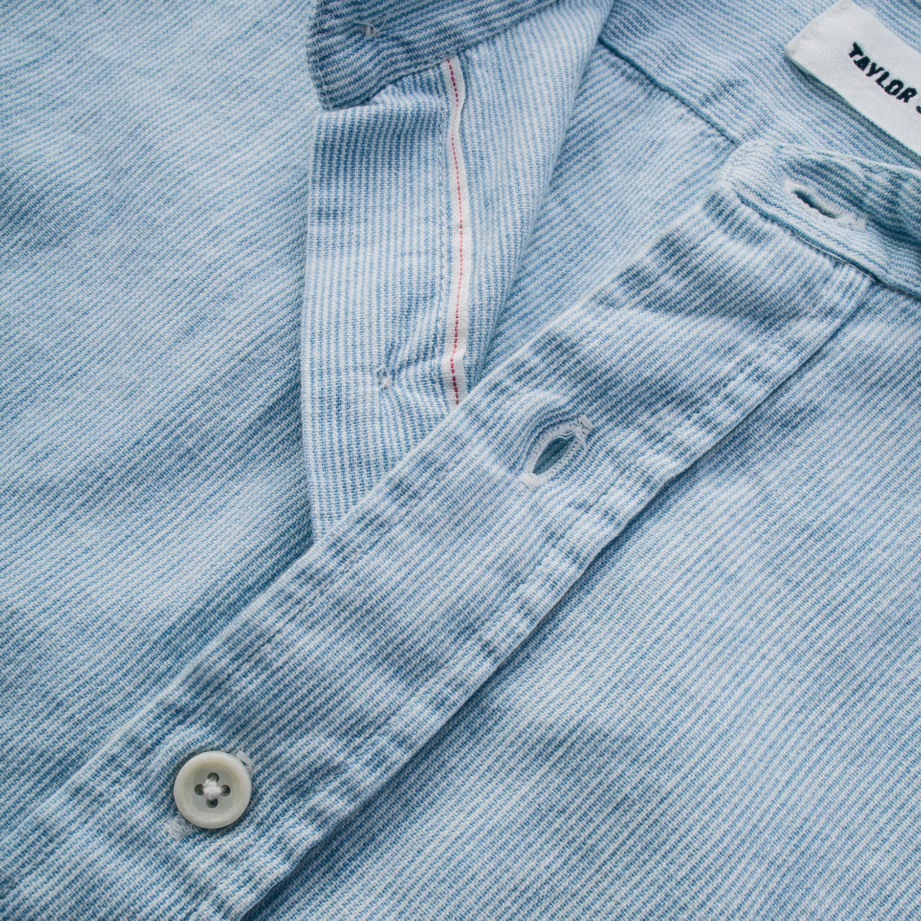 The Bandit in Navy Japanese Micro Stripe: Alternate Image 6, Wovens by Taylor Stitch