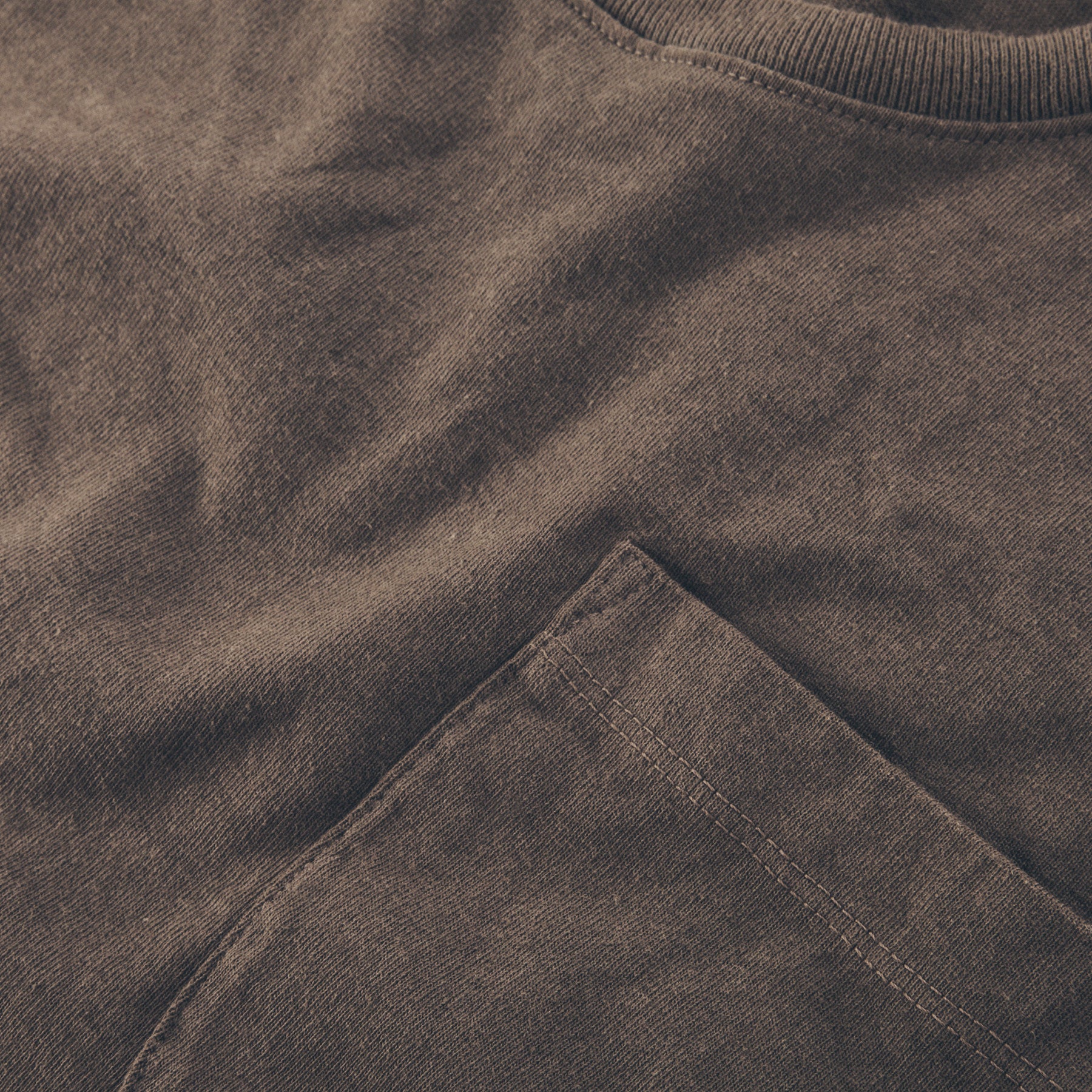 The Heavy Bag Tee in Fatigue Brown: Alternate Image 3, Knits by Taylor Stitch