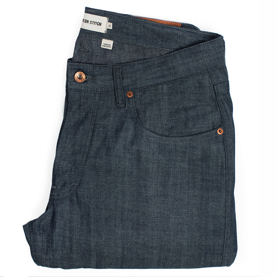 9 Oz. Candiani Italian Selvage Chambray - Slim Fit: Alternate Image 6, Denim by Taylor Stitch