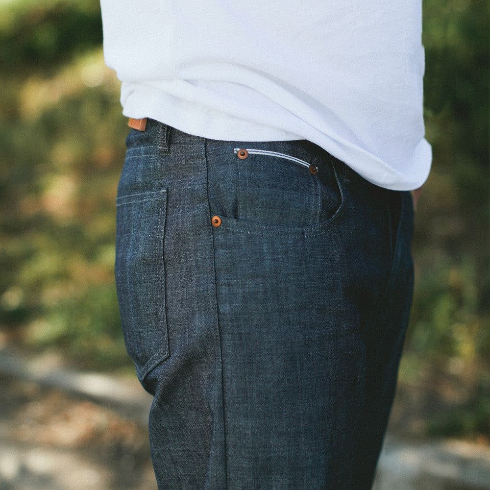 9 Oz. Candiani Italian Selvage Chambray - Slim Fit: Alternate Image 4, Denim by Taylor Stitch