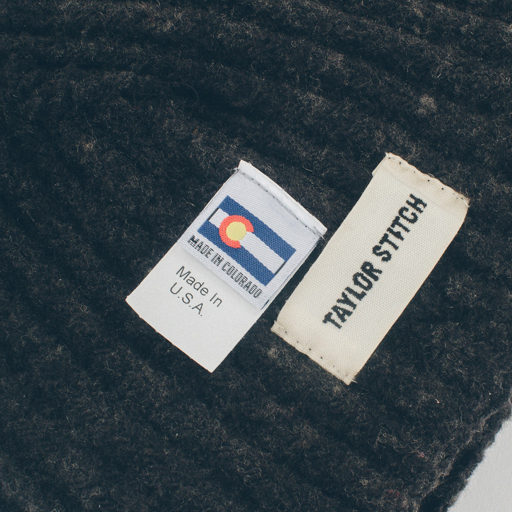 The Merino Wool Beanie in Charcoal: Alternate Image 2, Accessories by Taylor Stitch