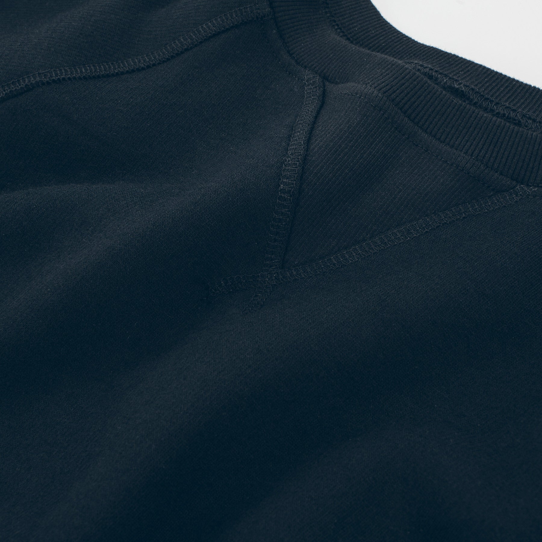 The Merino Crewneck in Black Fleece: Alternate Image 5, Outerwear by Taylor Stitch