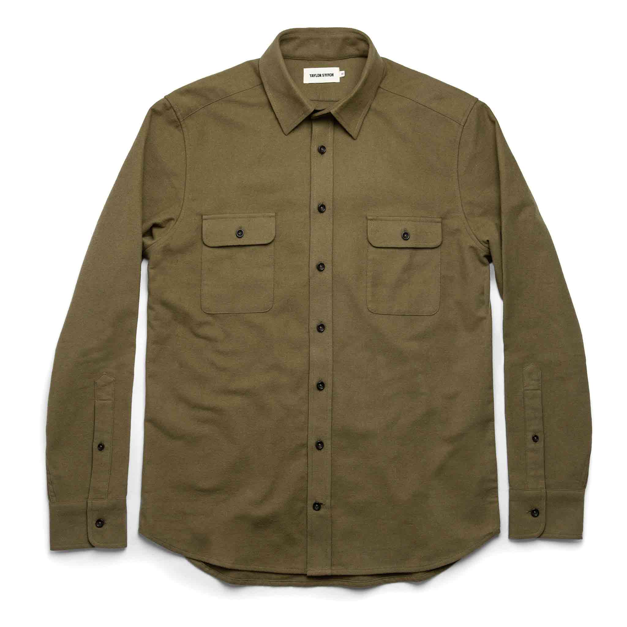 The Yosemite Shirt in Dusty Army: Alternate Image 8, Wovens by Taylor Stitch