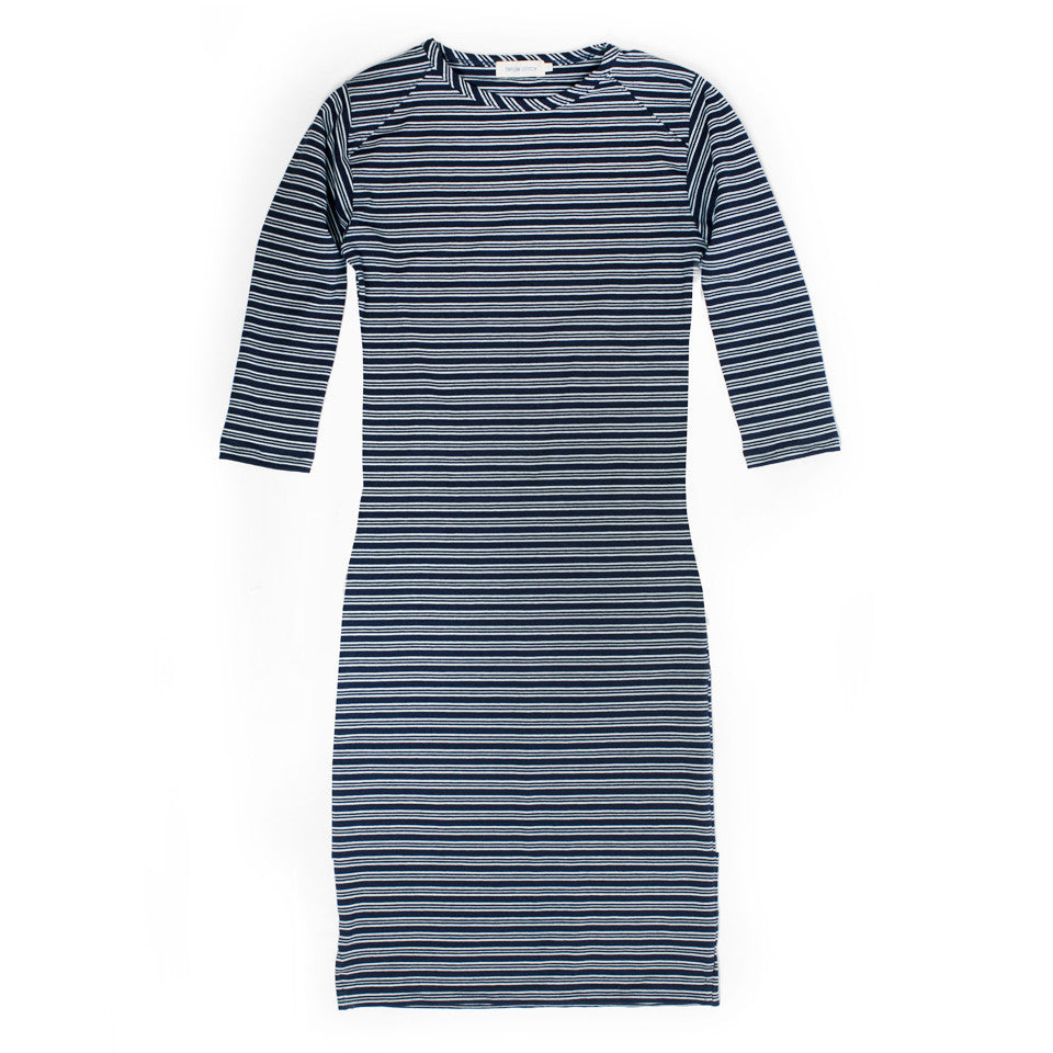 The Eva Dress in Indigo Stripe: Featured Image, Dresses by Taylor Stitch