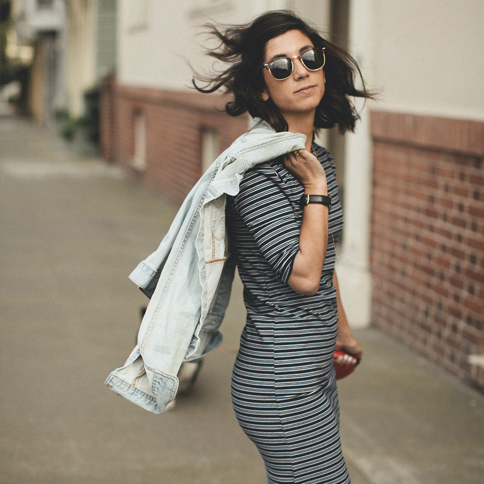 The Eva Dress in Indigo Stripe: Alternate Image 5, Dresses by Taylor Stitch