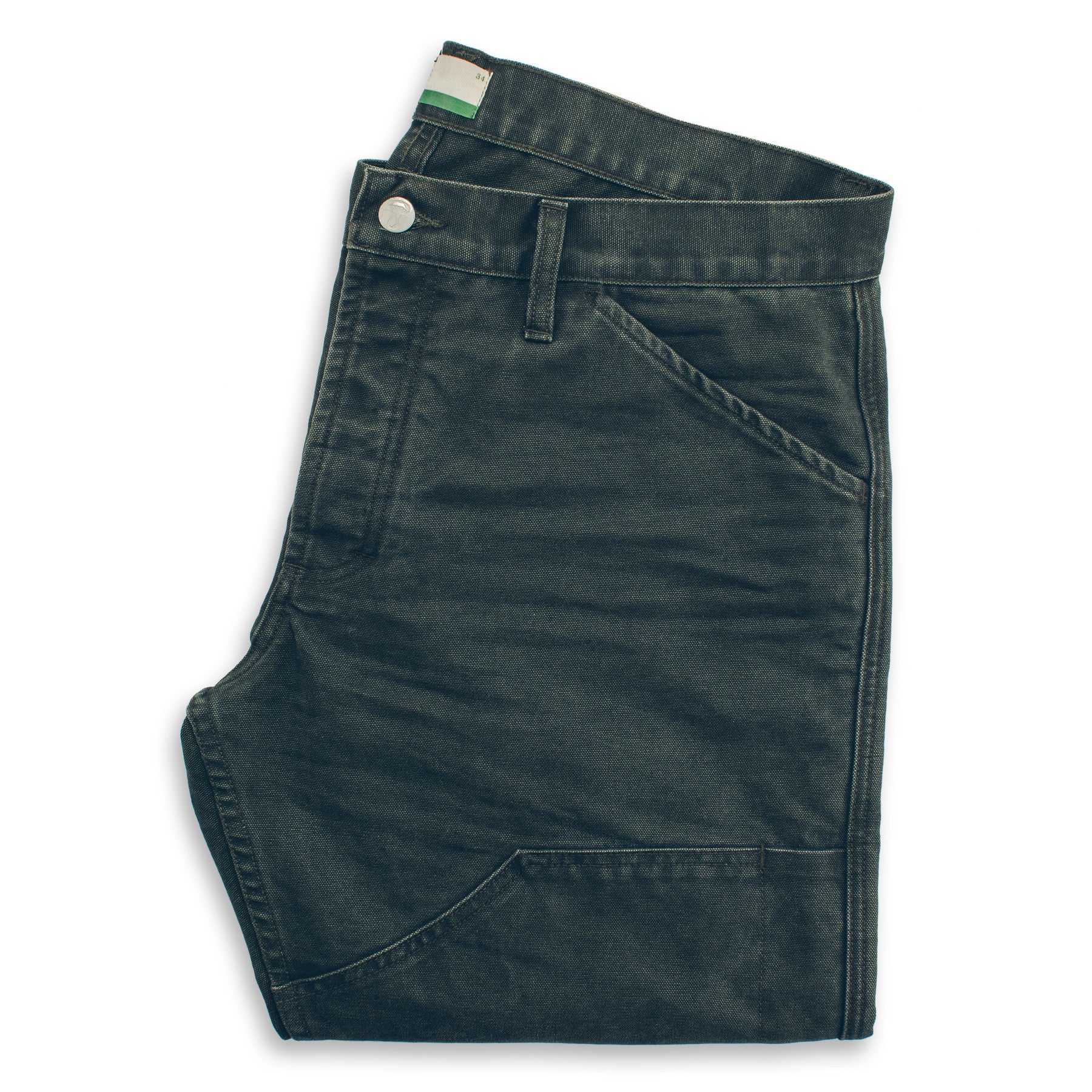 The Chore Pant in Washed Olive: Featured Image, Pants by Taylor Stitch