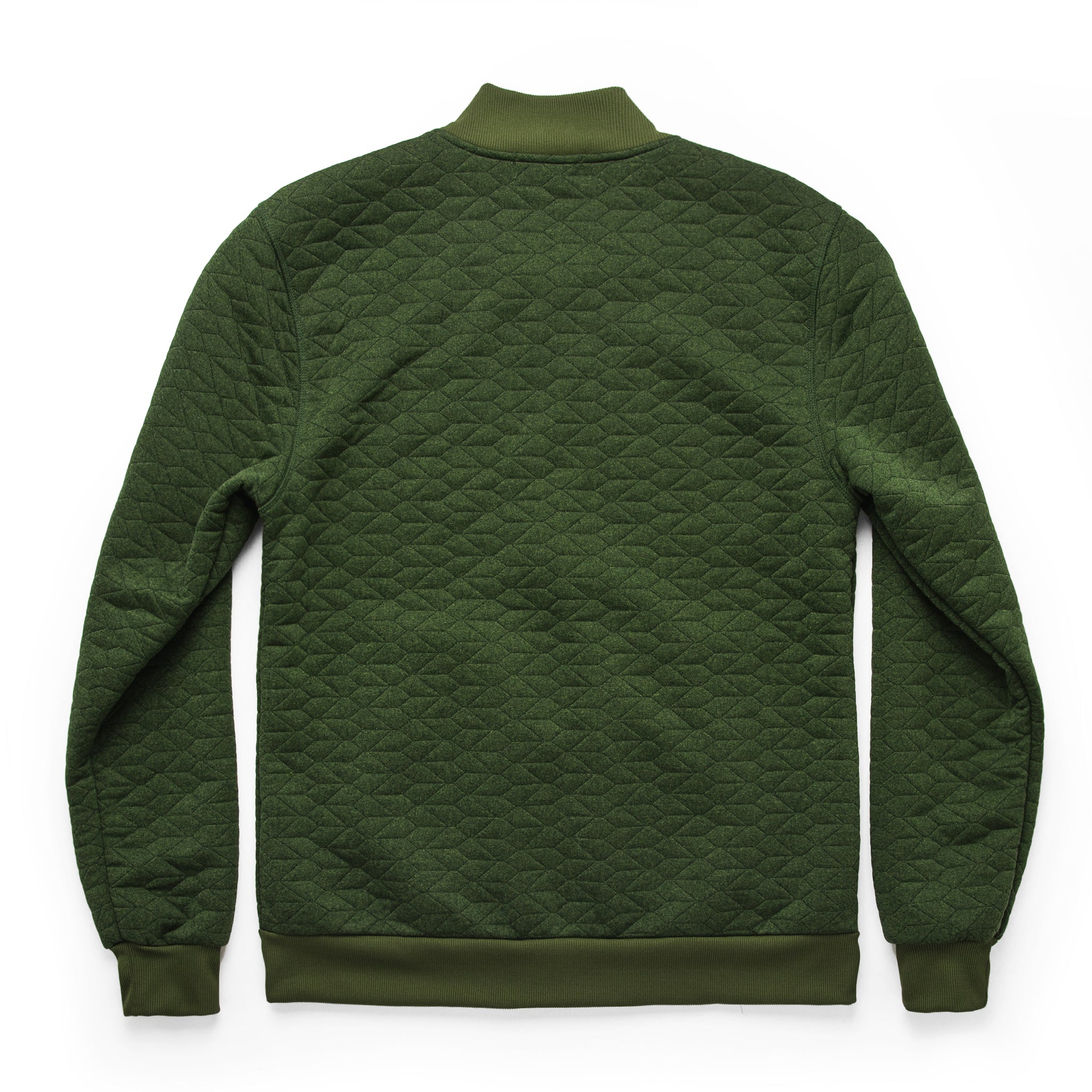 The Inverness Bomber in Olive Knit Quilt: Alternate Image 9, Outerwear by Taylor Stitch