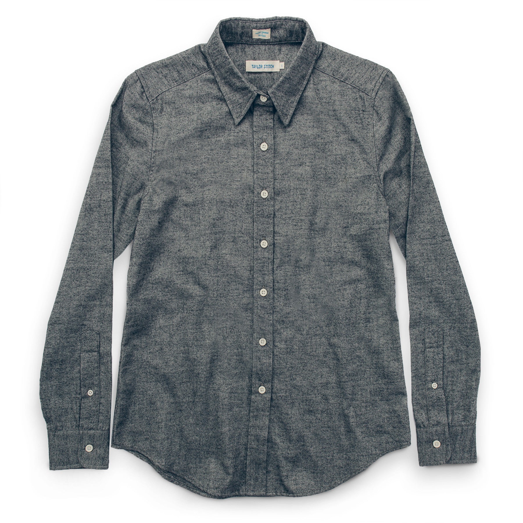 The Katherine in Charcoal Brushed Cotton: Featured Image, Wovens by Taylor Stitch