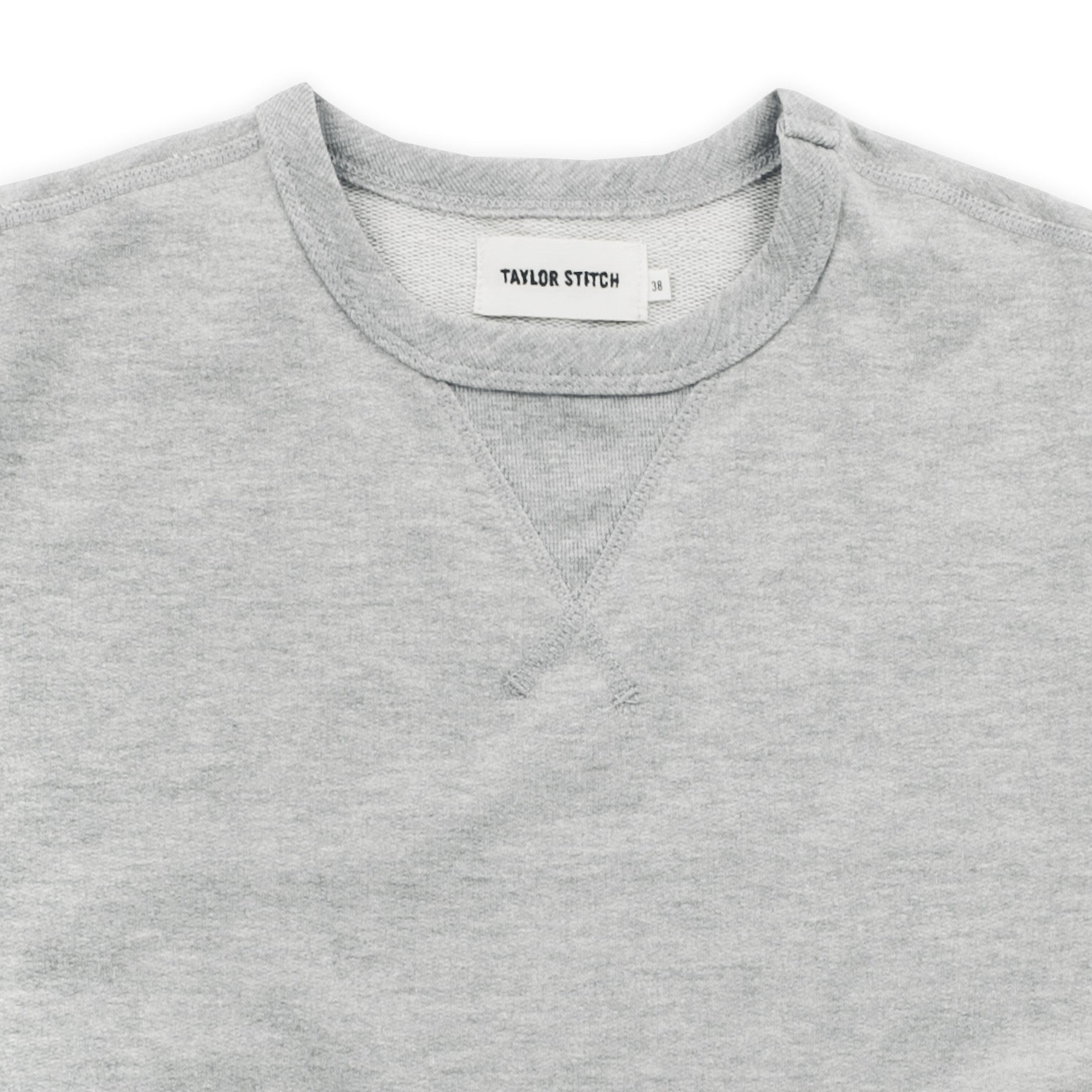 The Crewneck Sweatshirt in Heather Grey French Terry: Alternate Image 1, Knits by Taylor Stitch