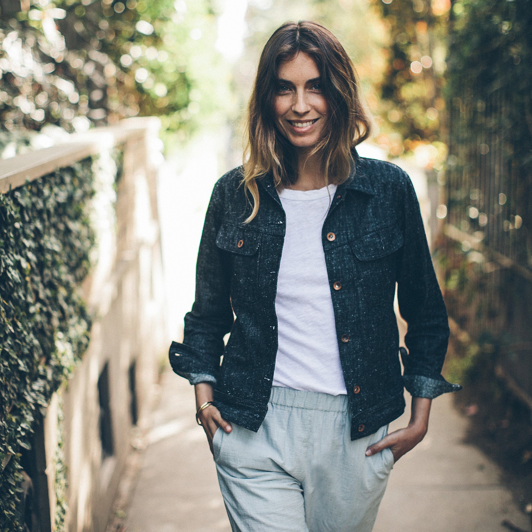 The Pacific Jacket in Indigo Silk Denim: Alternate Image 3, Outerwear by Taylor Stitch