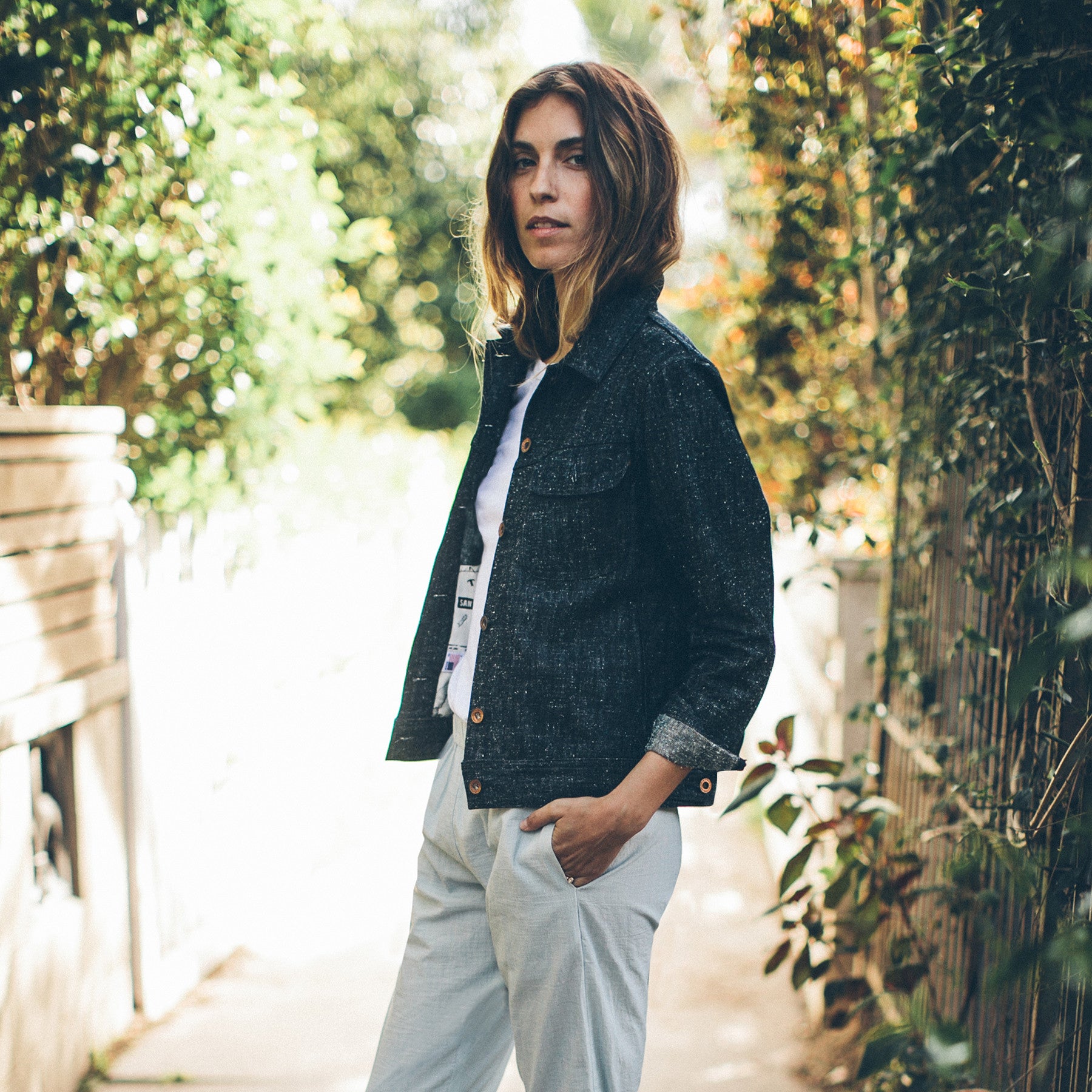 The Pacific Jacket in Indigo Silk Denim: Alternate Image 5, Outerwear by Taylor Stitch