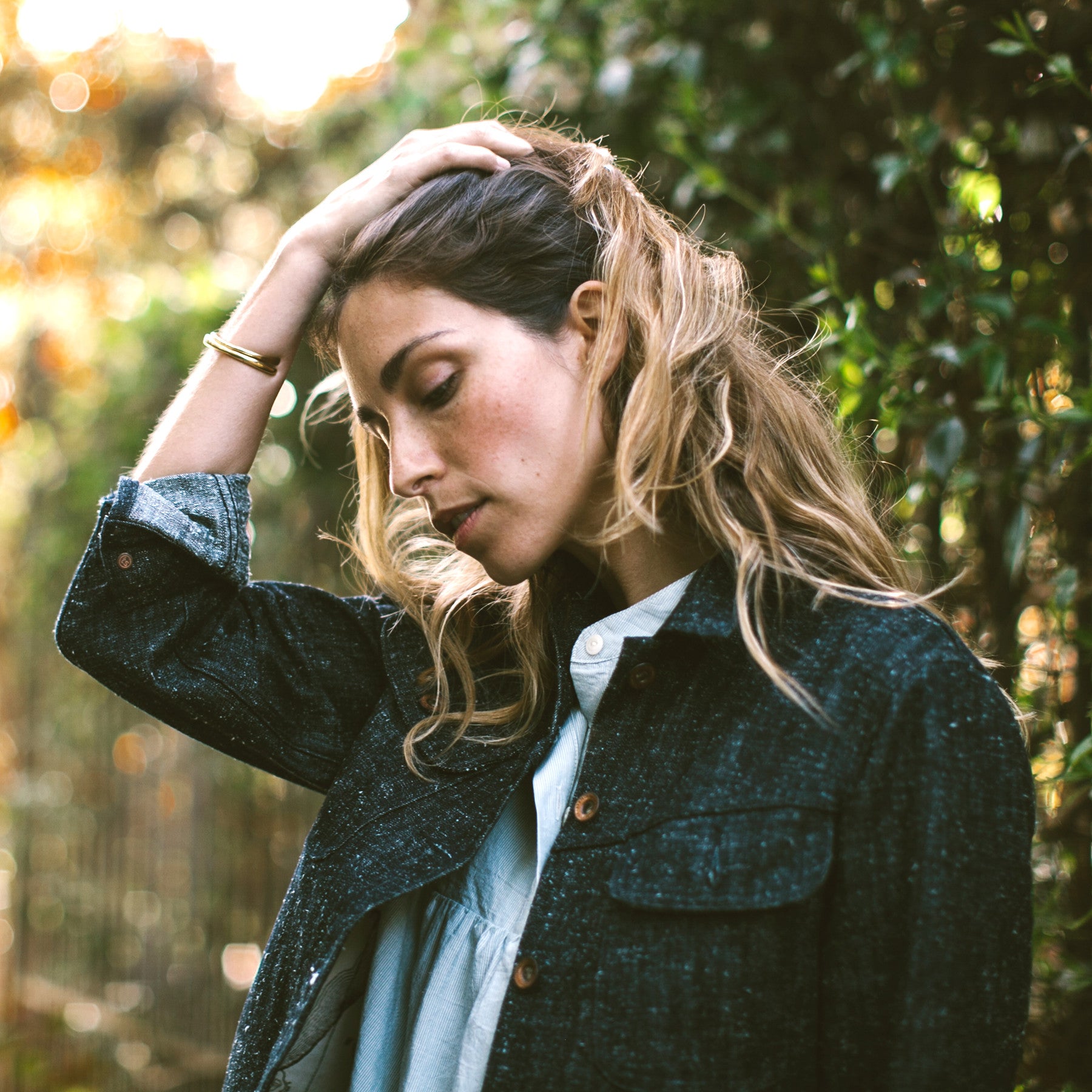 The Pacific Jacket in Indigo Silk Denim: Alternate Image 1, Outerwear by Taylor Stitch