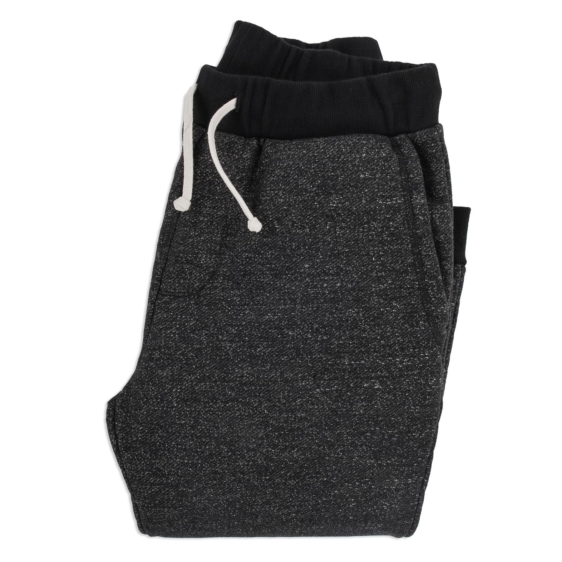 The Men's Apres Sweatpant in Salt and Pepper Fleece: Alternate Image 3, Pants by Taylor Stitch