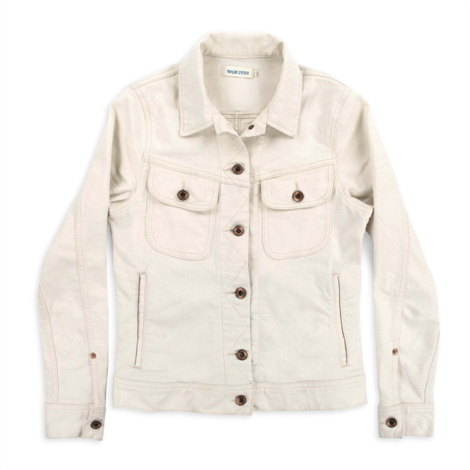 The Pacific Jacket in Natural Denim: Featured Image, Outerwear by Taylor Stitch