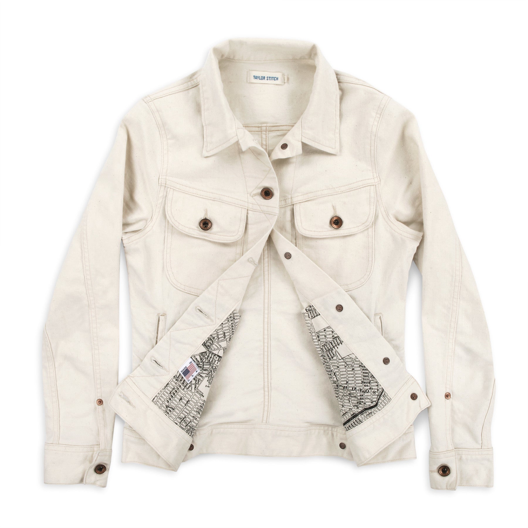 The Pacific Jacket in Natural Denim: Alternate Image 6, Outerwear by Taylor Stitch