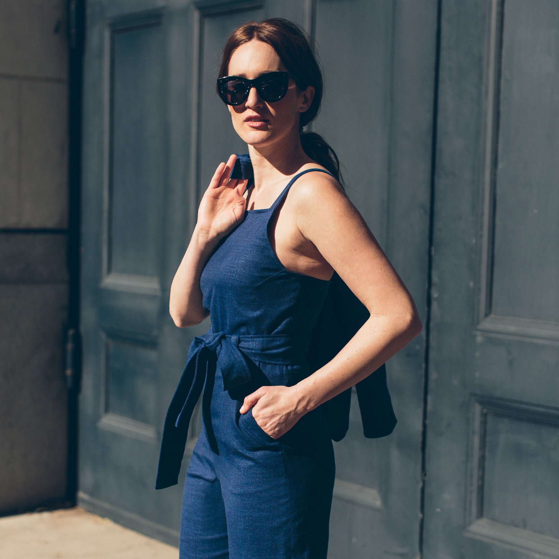The Frankie Jumpsuit in Cobalt: Alternate Image 2, Dresses by Taylor Stitch