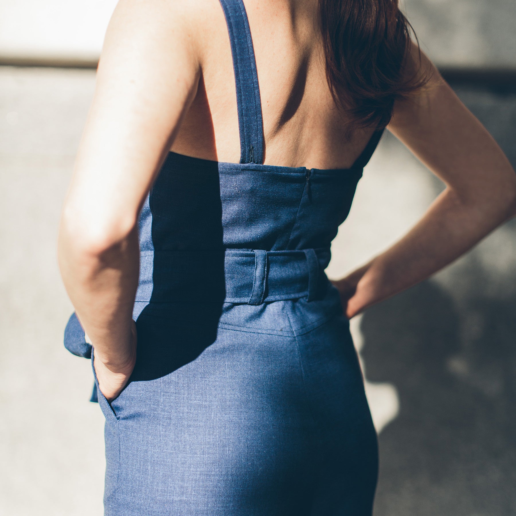 The Frankie Jumpsuit in Cobalt: Alternate Image 4, Dresses by Taylor Stitch