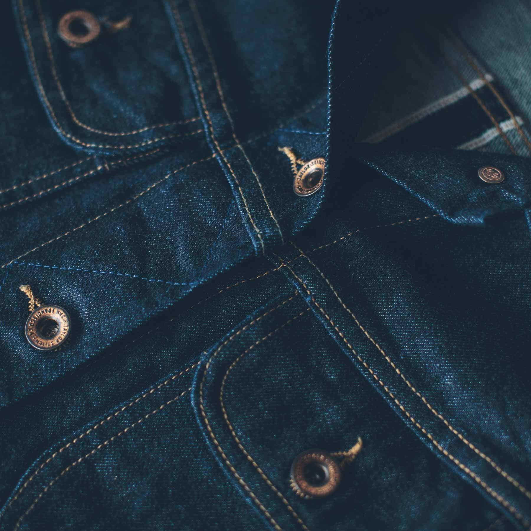 The Pacific Jacket in Cone Mills Stretch Selvage: Alternate Image 5, Outerwear by Taylor Stitch