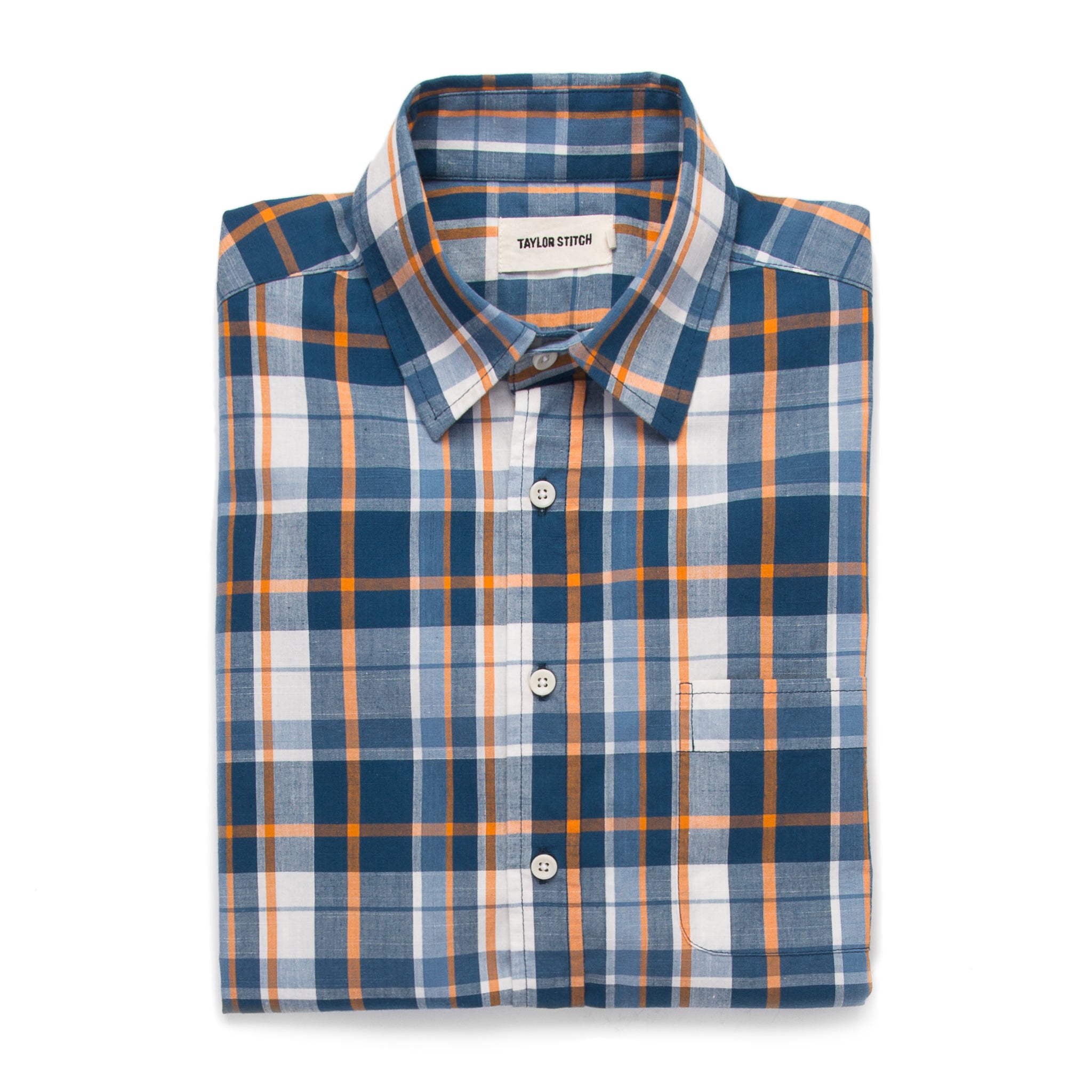 The Short Sleeve California in Blue Madras: Alternate Image 6, Wovens by Taylor Stitch