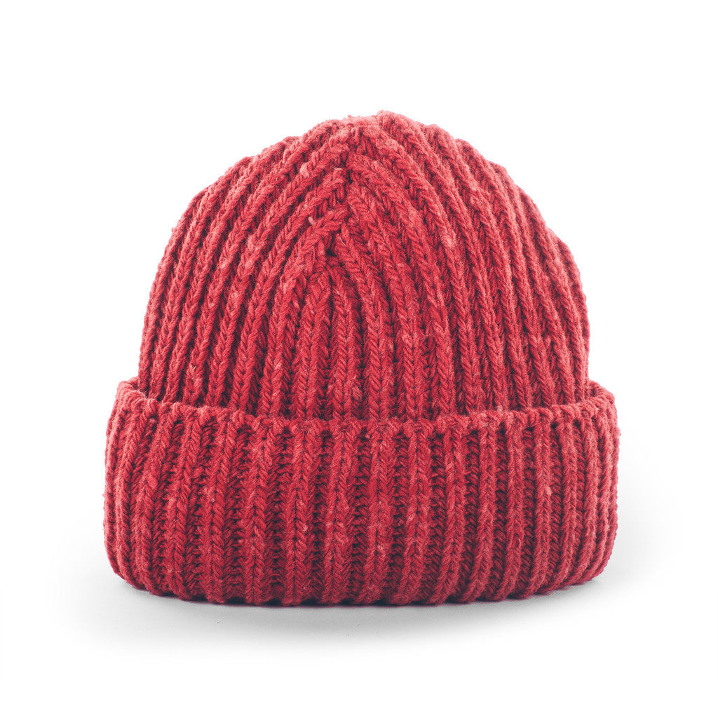 The Merino Wool Beanie in Dusty Red: Featured Image, Accessories by Taylor Stitch